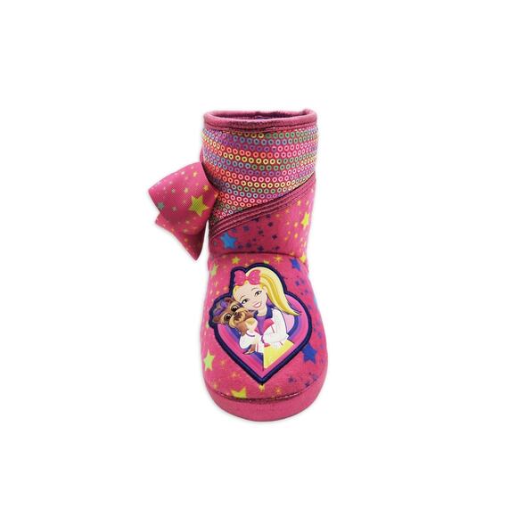 JoJo Siwa Slippers JoJo Siwa Boot Slippers JoJo Siwa Bootie Slippers Size 9/10 - Picture 4 of 12